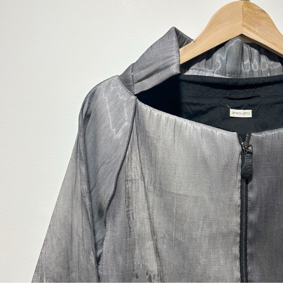 Annette Gortz Germany Dixi Jacket Size 42 Size Large Gray Color Check Minimalism - Picture 10 of 16